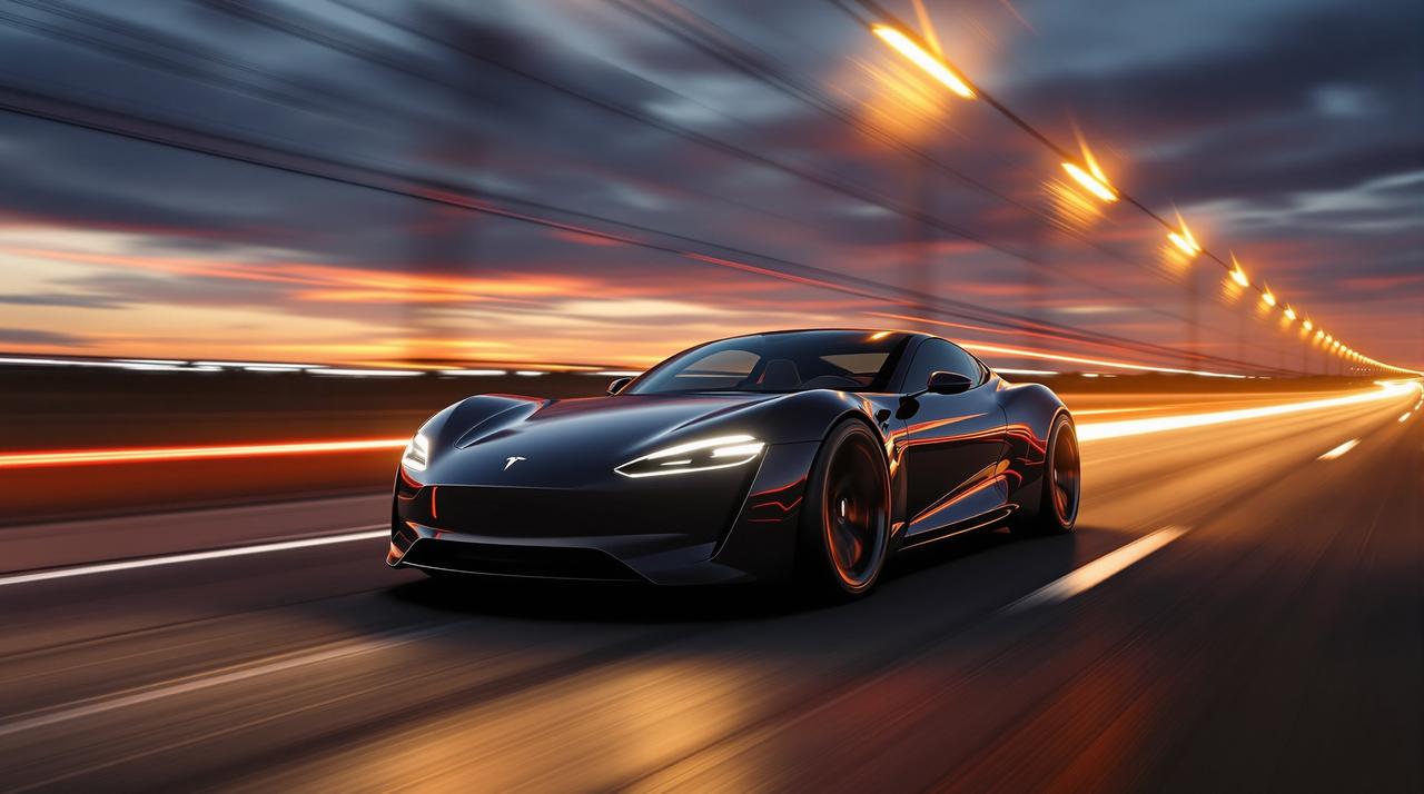 特斯拉 Roadster 2026 首次公路测试曝光:0-100km/h 仅需 1.1 秒
